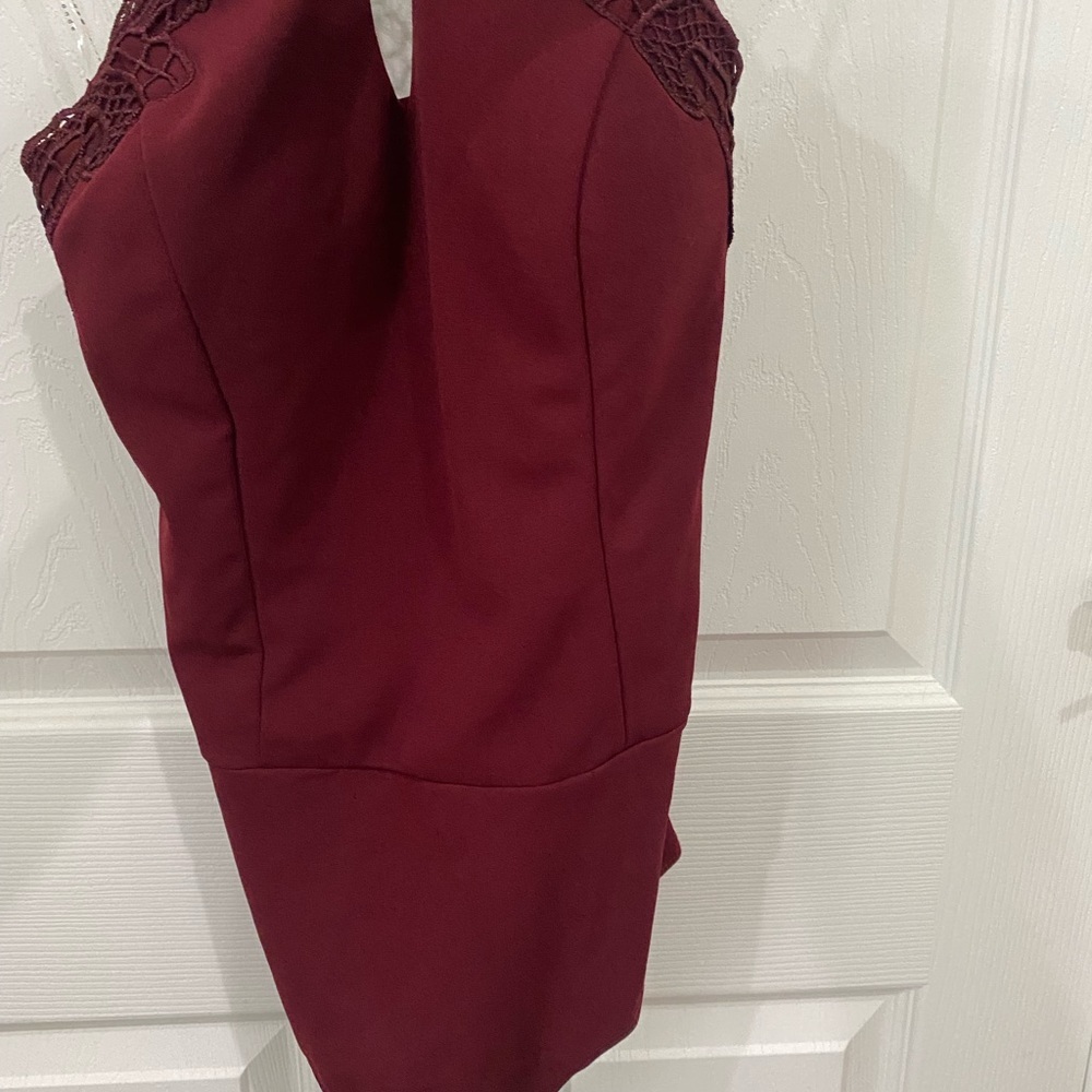 Burgundy Bodysuit Haute Monde NWT - Picture 6 of 7